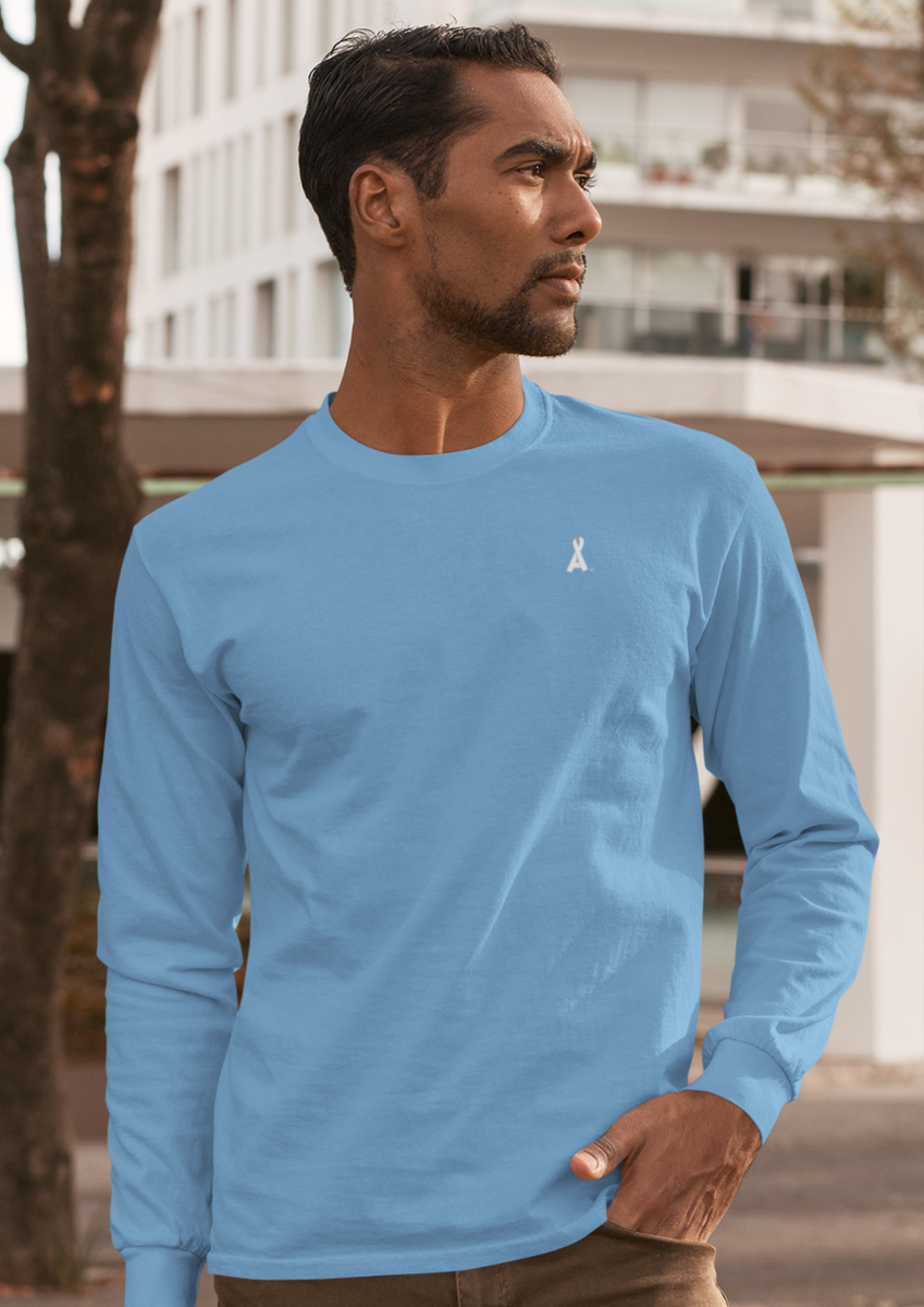 Light blue t shirt for mens hotsell