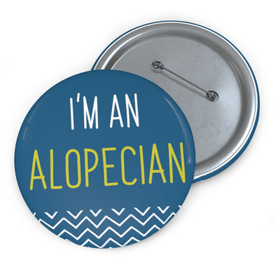 "I'm An Alopecian" Button