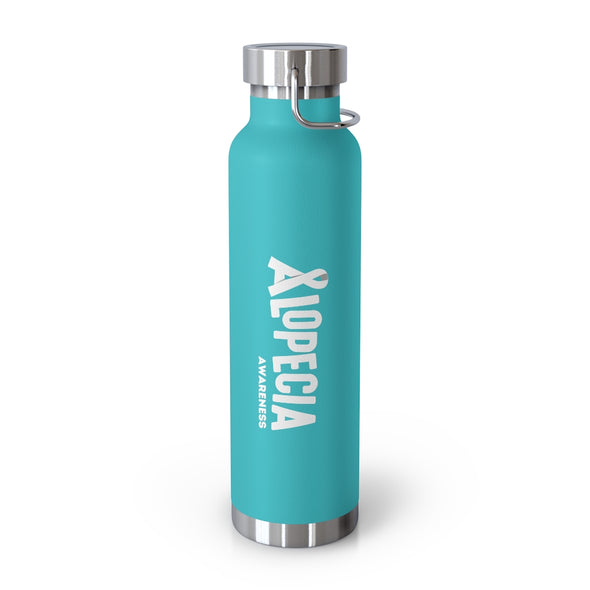 Turquoise "Alopecia Awareness" Insulated Water Bottle