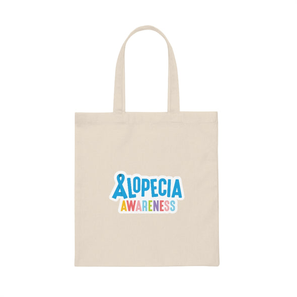 "Alopecia Awareness" Tote Bag