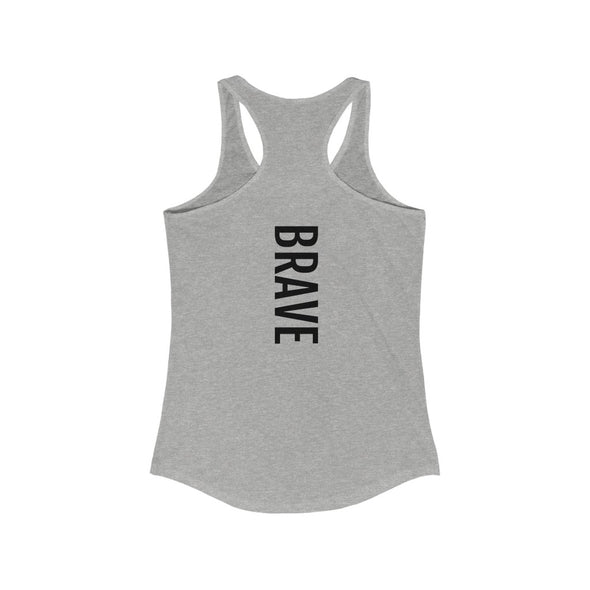 Women's Gray "Brave" Tank Top