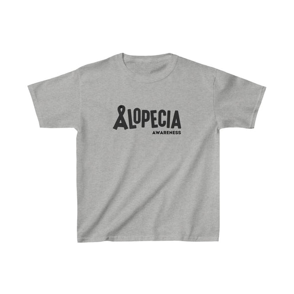 Gray "Alopecia Awareness" Youth T-Shirt