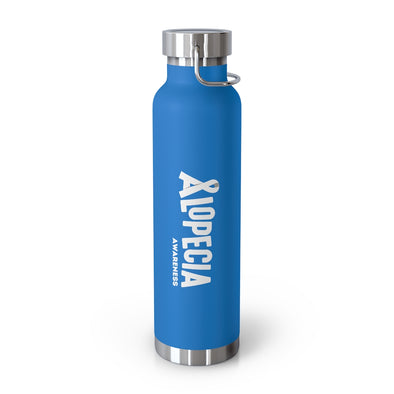 Blue "Alopecia Awareness" Insulated Water Bottle