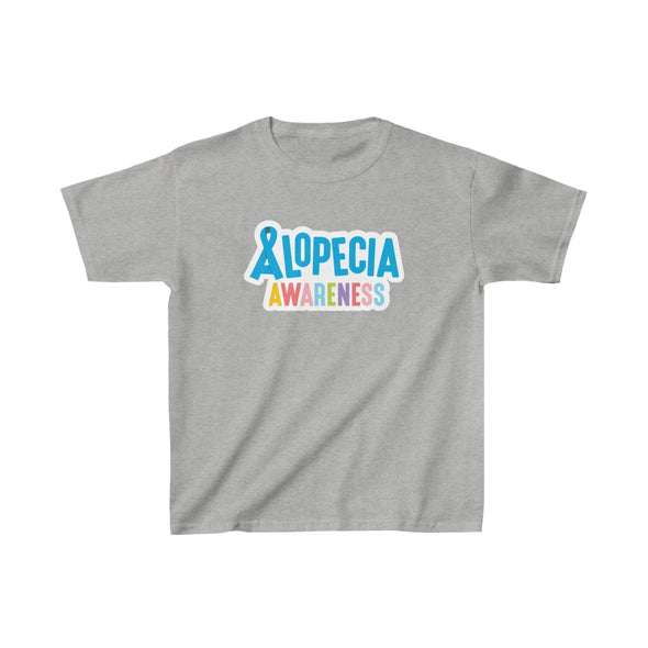 Gray "Alopecia Awareness" Youth T-Shirt