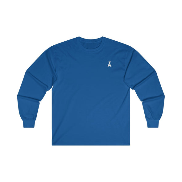 Men's Blue Alopecia A™ Long Sleeve T-Shirt