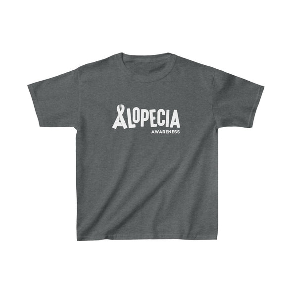 Dark Gray "Alopecia Awareness" Youth T-Shirt