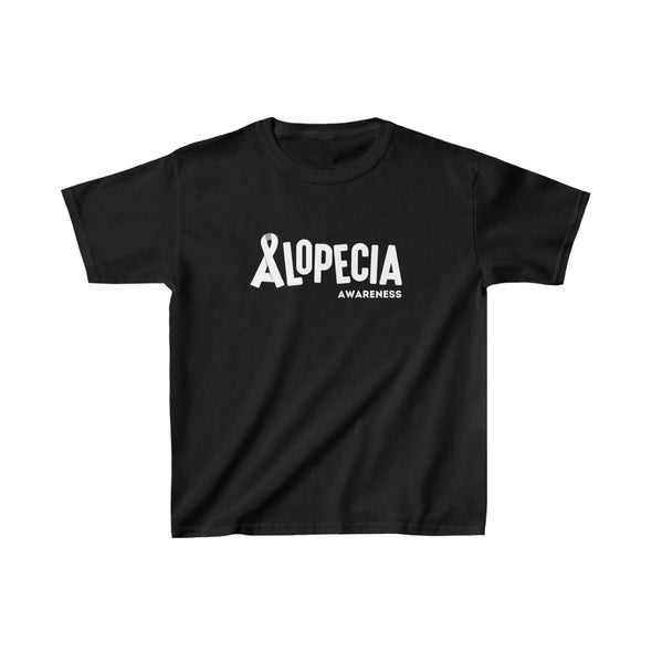 Black "Alopecia Awareness" Youth T-Shirt