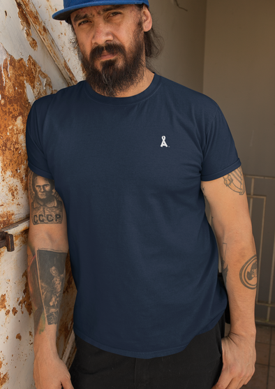 Men's Navy Blue Alopecia A™ T-Shirt