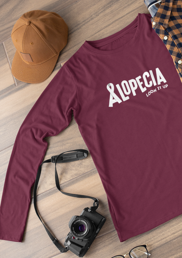 Men's "Alopecia Look It Up" Long Sleeve T-Shirt