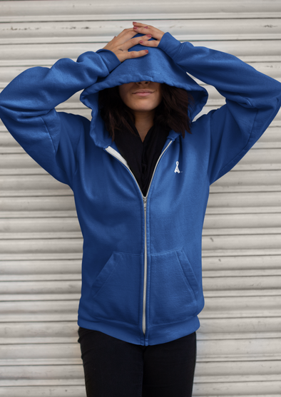 Women's Blue Alopecia A™ Zip Jacket