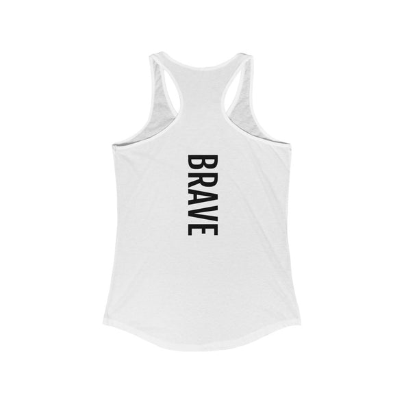 Women's White "Brave" Tank Top