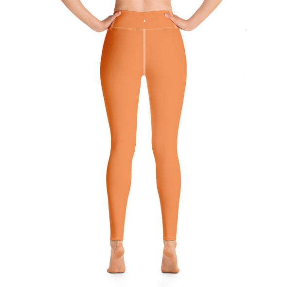 Women's Orange Alopecia A™ Leggings
