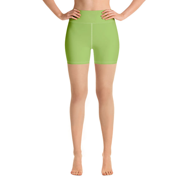Women's Green Alopecia A™ Yoga Shorts