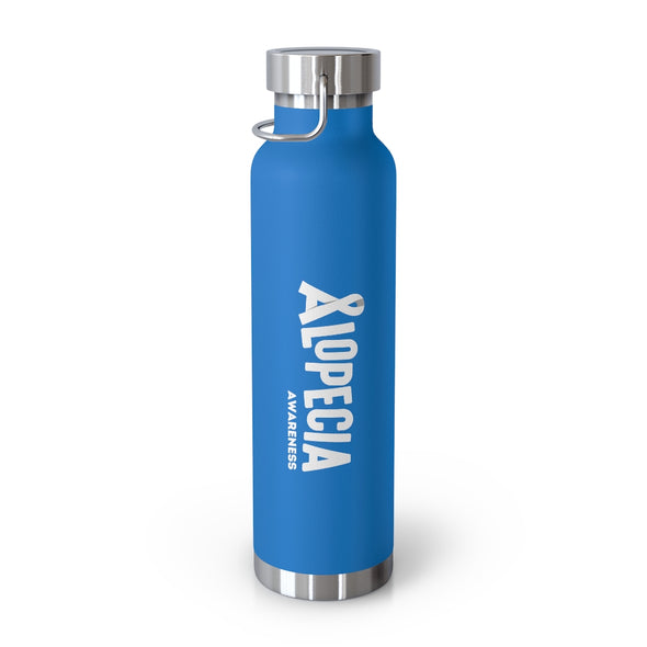 Blue "Alopecia Awareness" Insulated Water Bottle