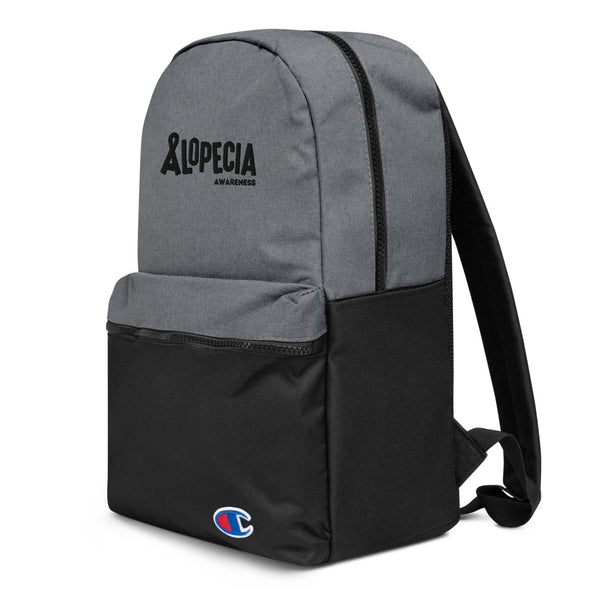 "Alopecia Awareness" Embroidered Champion Backpack