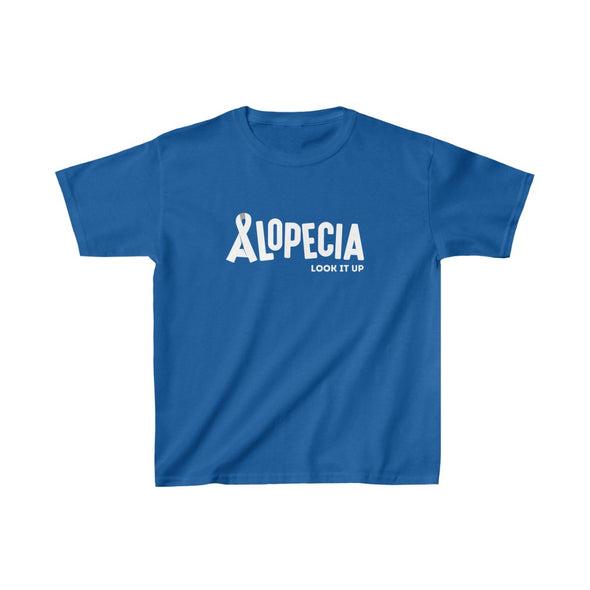 Blue "Alopecia Look It Up" Youth T-Shirt
