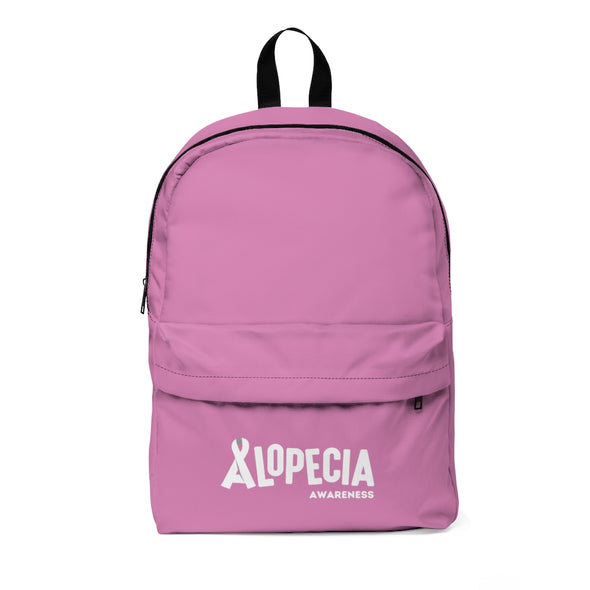 Pink "Alopecia Awareness" Backpack