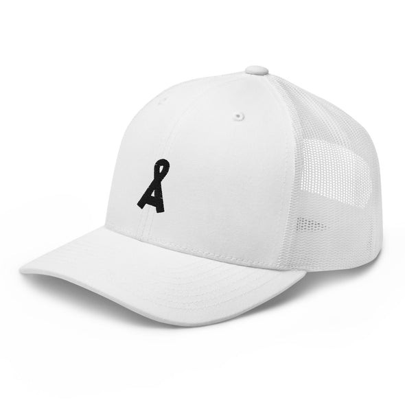 Men's White Alopecia A™ Trucker Hat