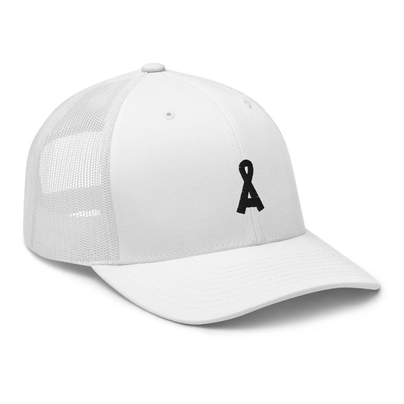 Women's White Alopecia A™ Trucker Hat